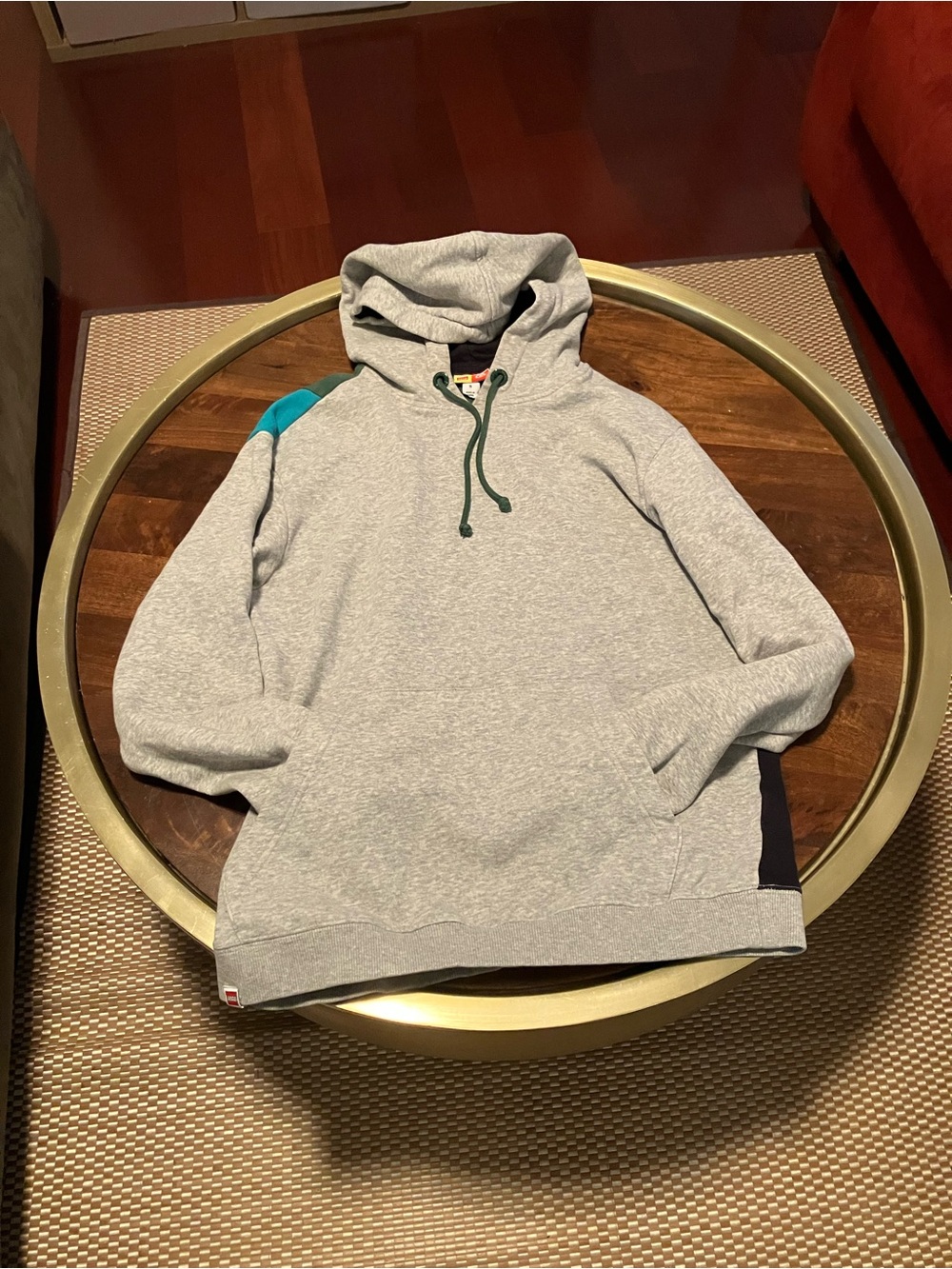 Lego x Target Hoodie Men's Size Small Gray Green Black Blue Long Sleeve